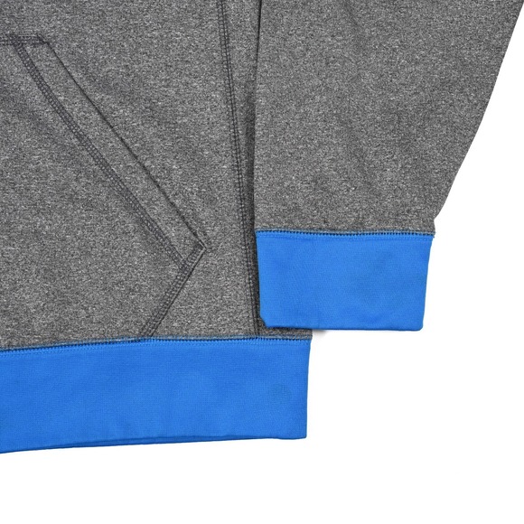 Nike Hoodie Sweatshirt Mens L Pullover Gray Therma Fit Performance Embroidered - Picture 6 of 9